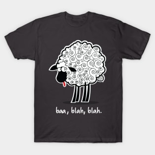 Baa, Blah, Blah Sheep T-Shirt